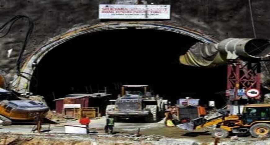 Tunnel collapse in Uttarakhand