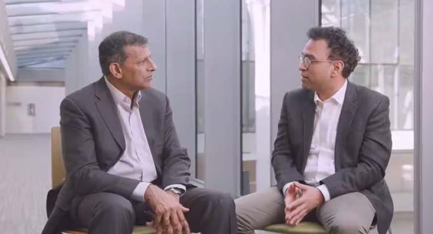 Raghuram Rajan With Rohit Lamba