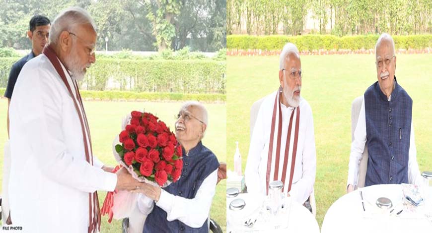 PM with LK Advani